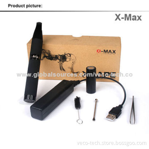 Topgreen Electric Vaporizer Pipe X-Max Vaporizer Dry Herb